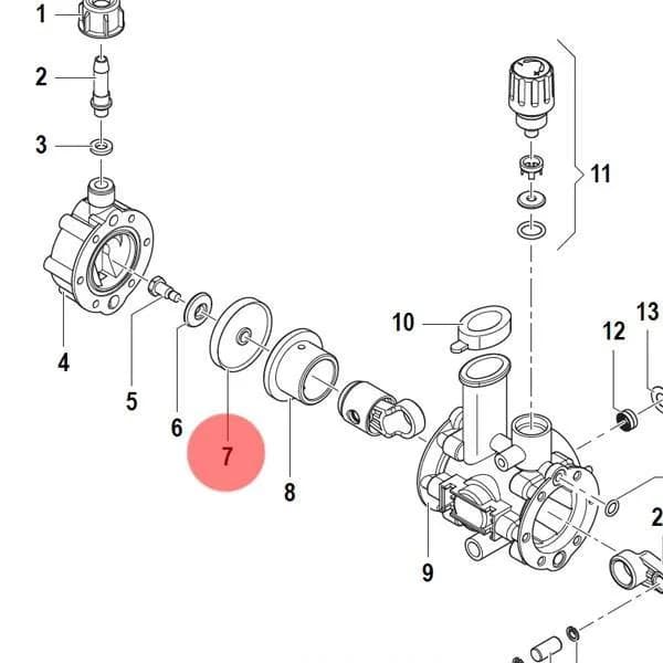 Мембрана Viton 1800 0083