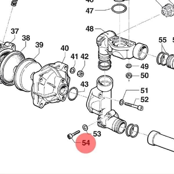 Болт Comet М8*40 3609 0162