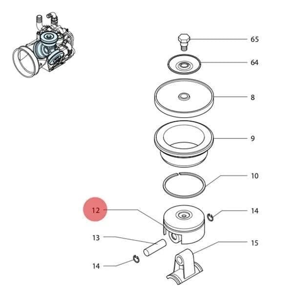 Поршень Comet 580120