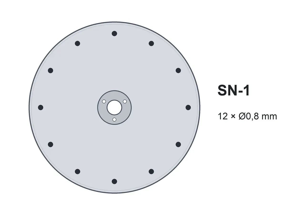 Диск однострічковий SN-1 12х0,8 без шипів