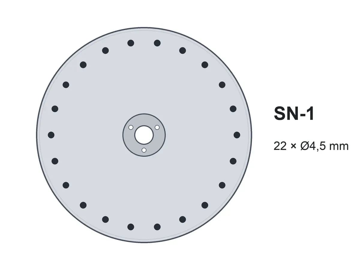 Диск однострічковий SN-1 22х4,5 без шипів