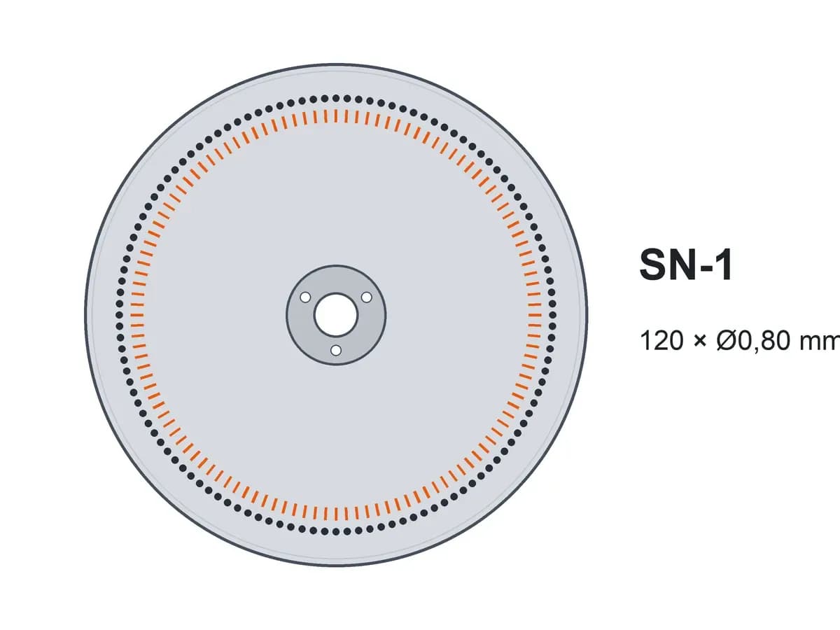 Диск однострочный SN-1 120х0,80 с ворошителями
