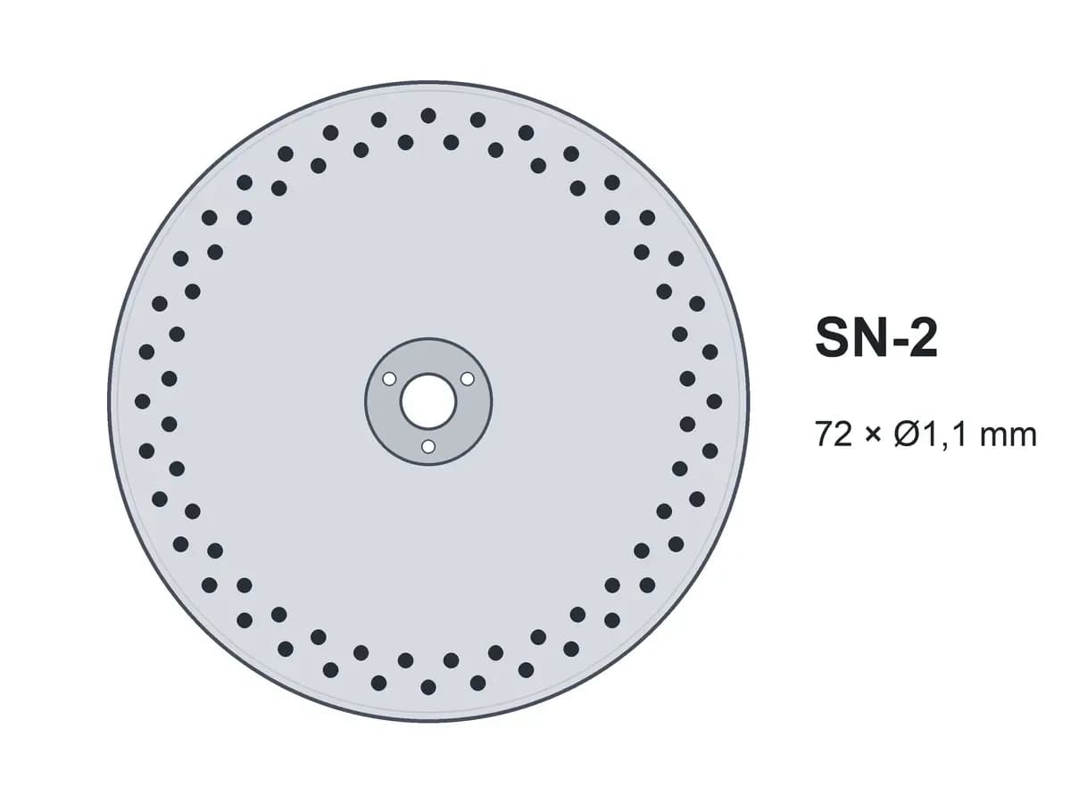 Диск двострічковий SN-2 72х1,1 без шипів