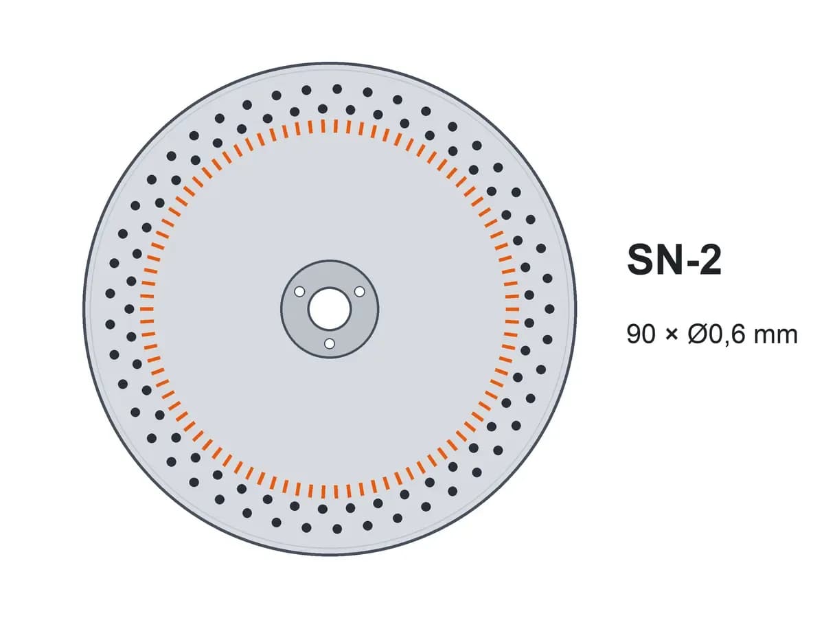 Диск двухстрочный SN-2 90х0,6 с ворошителями