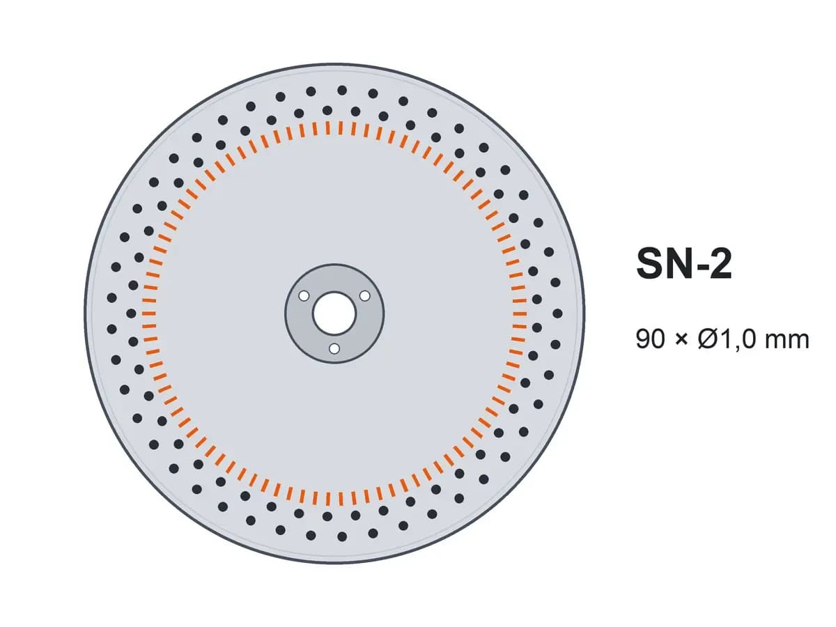 Диск двострічковий SN-2 90х1.0 з шипами