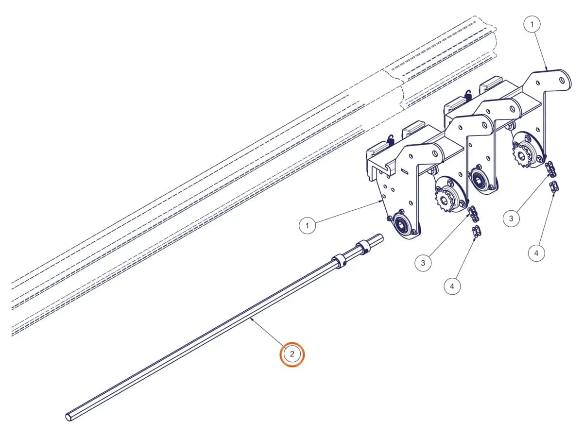 Звёздочка Z13 1/2x3/16" (640)