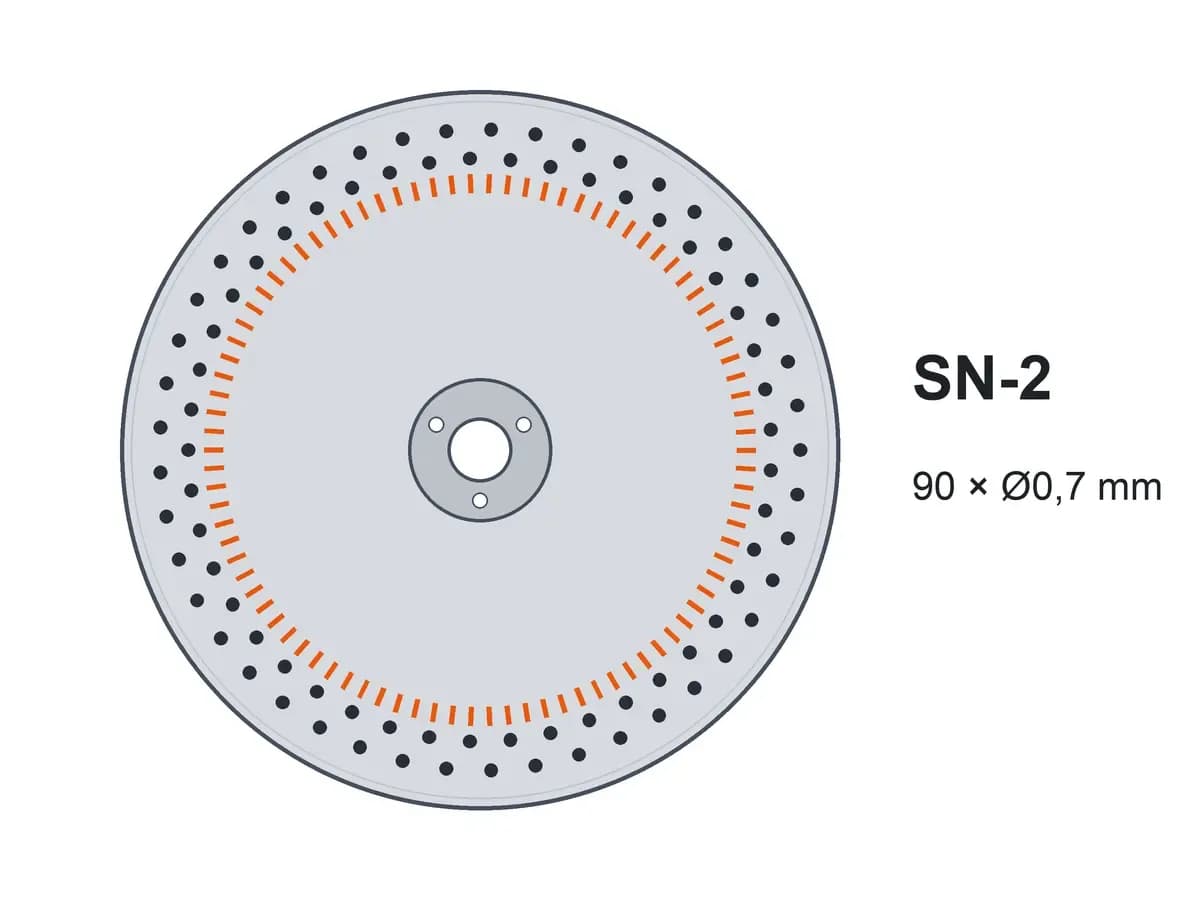 Диск двухстрочный SN-2 90x0,7 с ворошителями