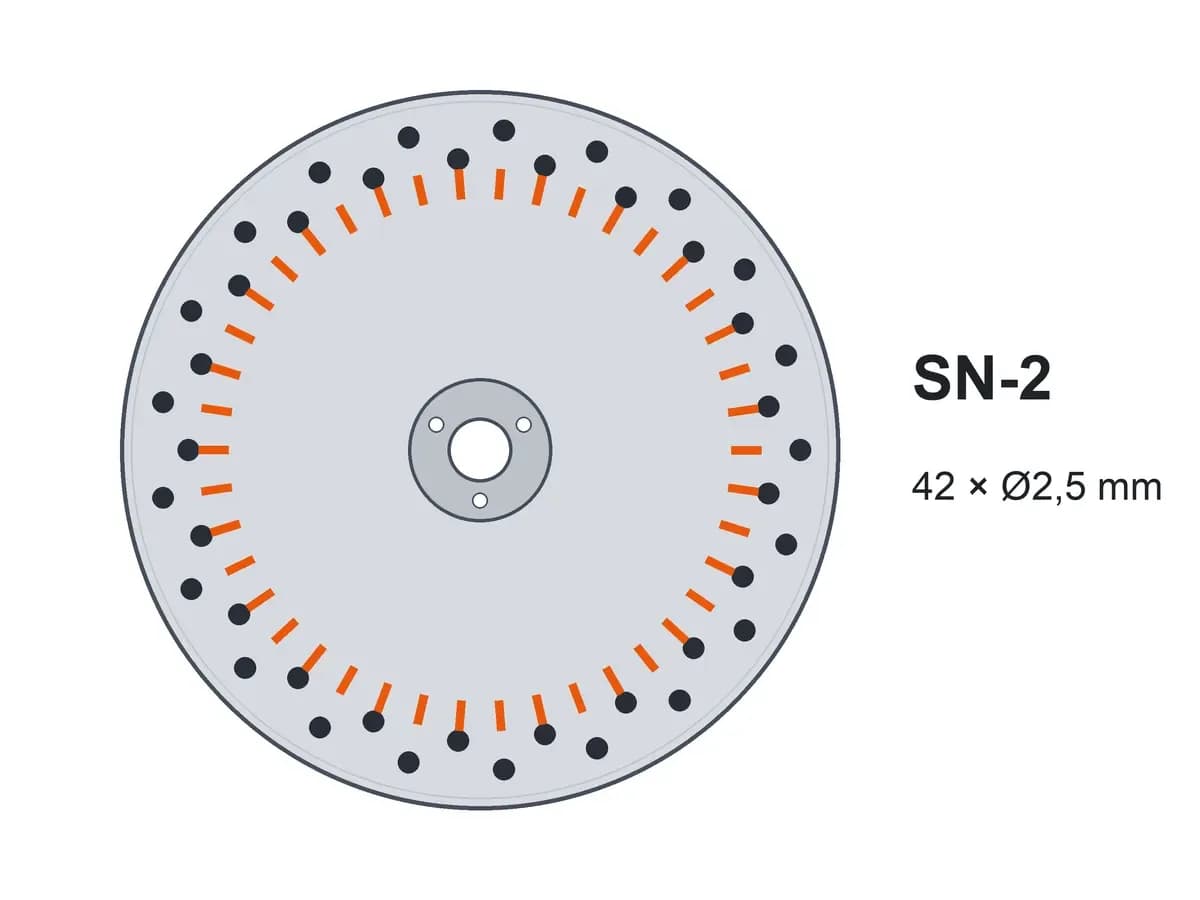 Диск двухстрочный SN-2 42x2,5 с ворошителями