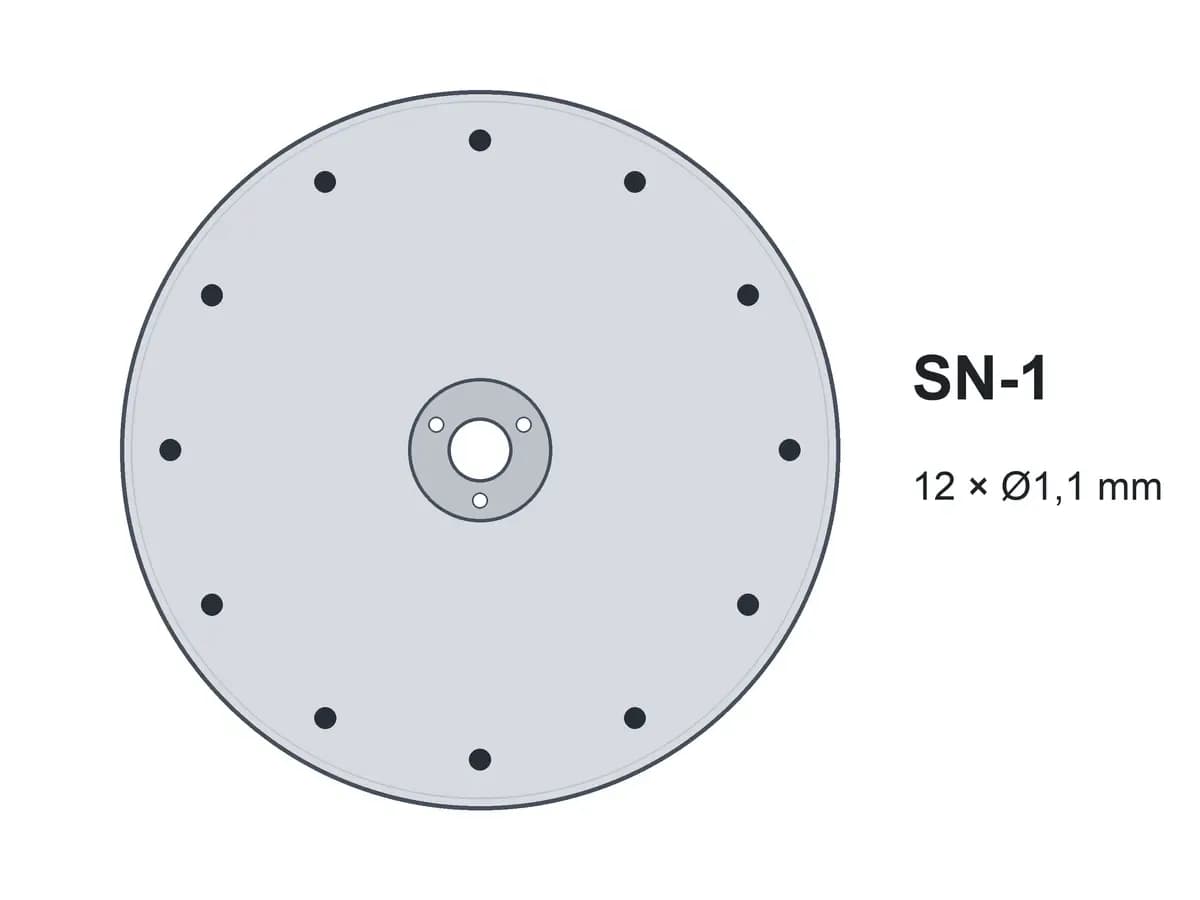 Диск однострічковий SN-1 12х1,1 без шипів