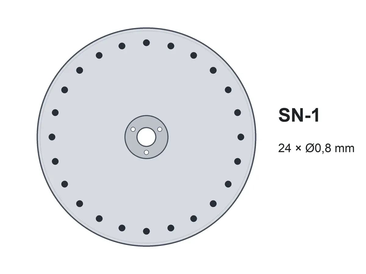 Диск однострочный SN-1 24x0,8 без ворошителей
