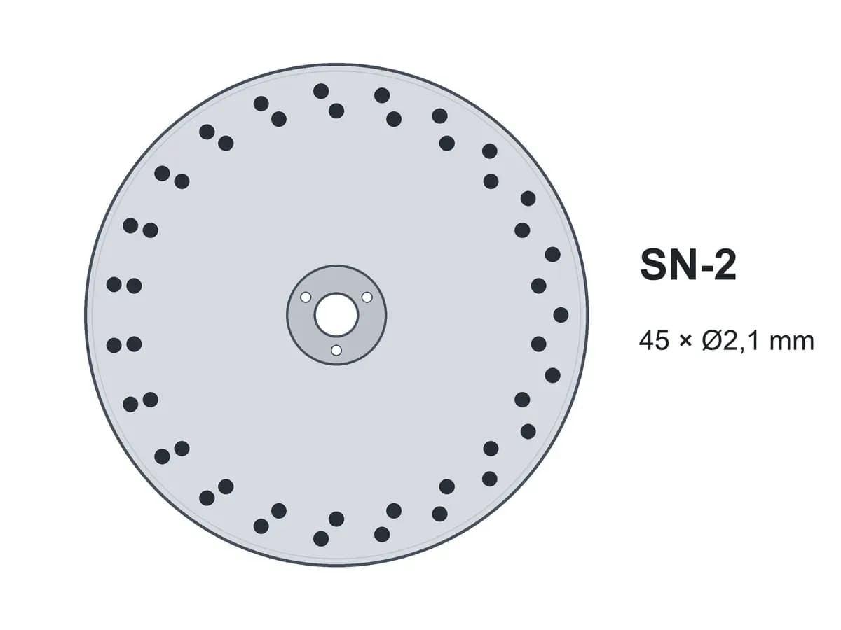 Диск двострічковий SN-2 45х2,1 без шипів