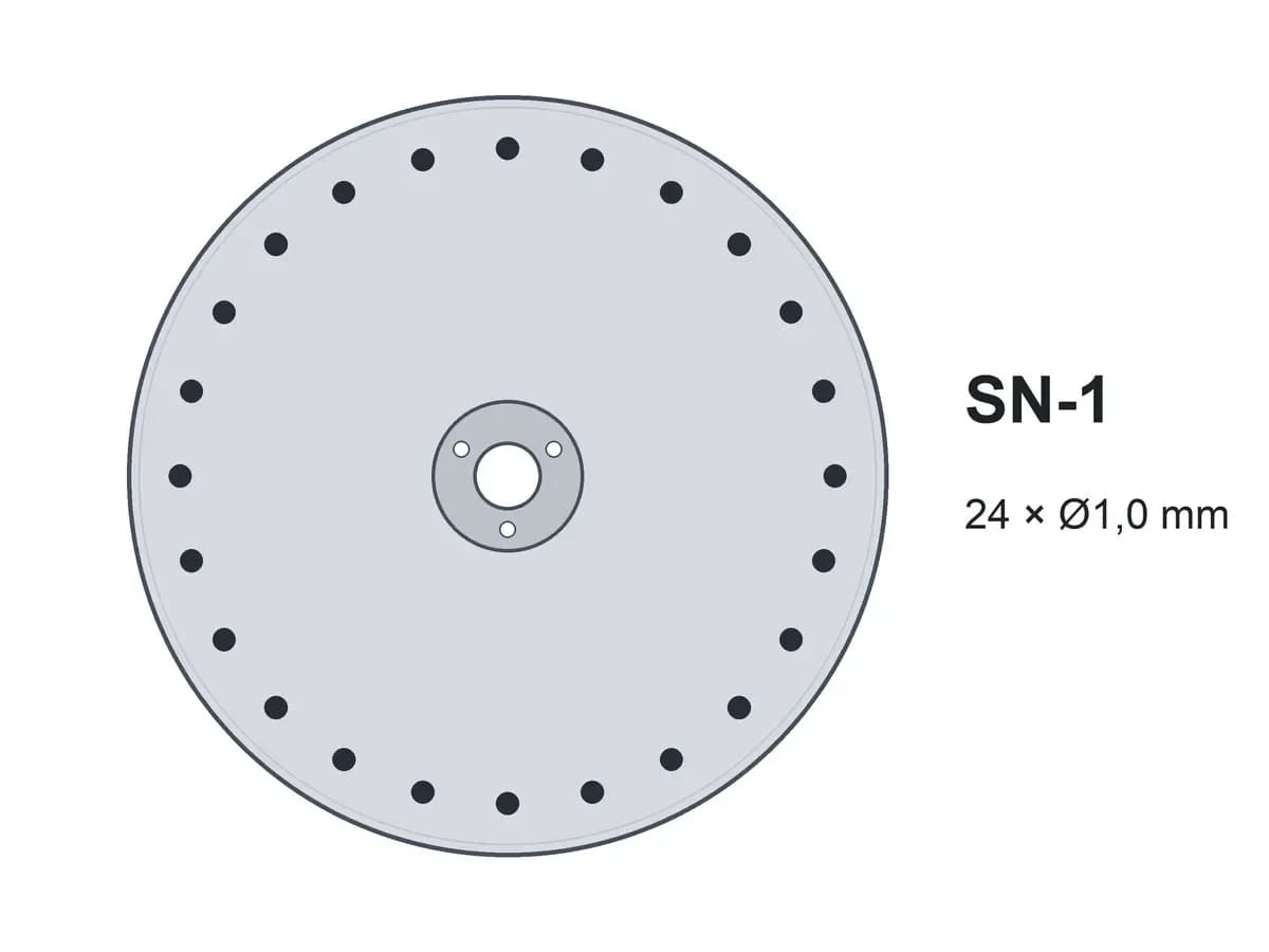 Диск однострічковий SN-1 24х1.0 без шипів