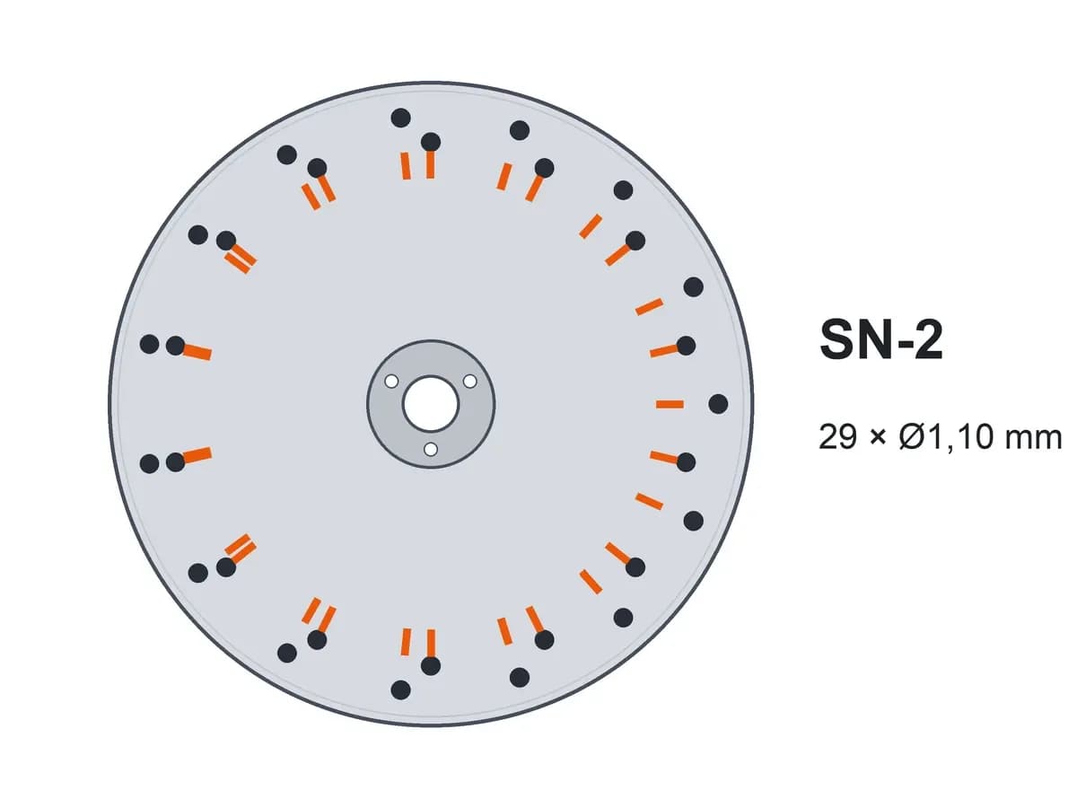 Диск двострічковий SN-2 29х1,10 з шипами