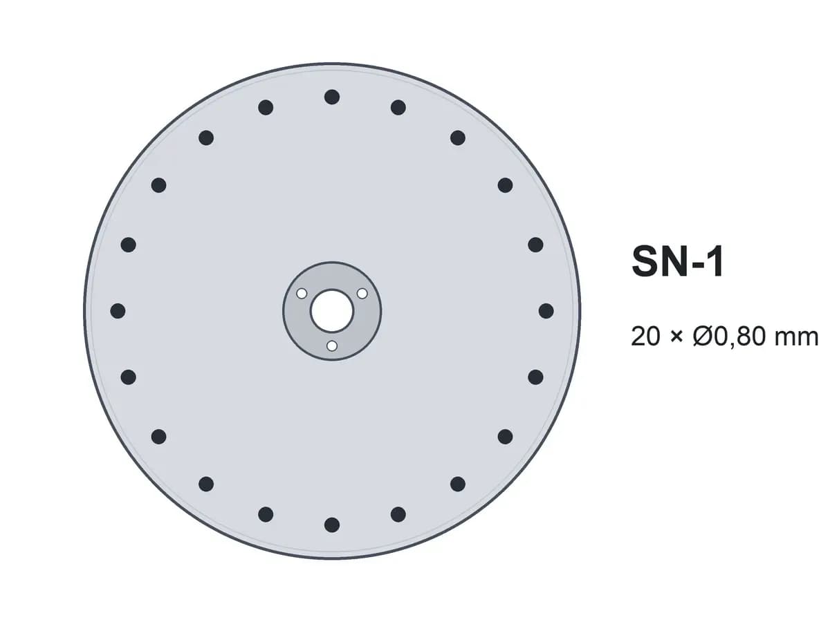 Диск однострічковий SN-1 20х0,80 без шипів