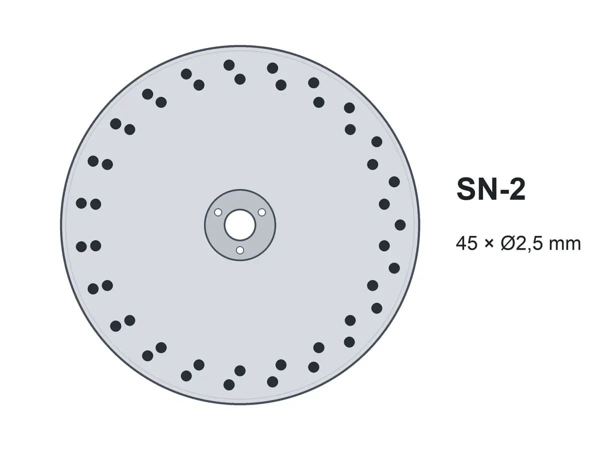Диск двострічковий SN-2 45х2,5 без шипів
