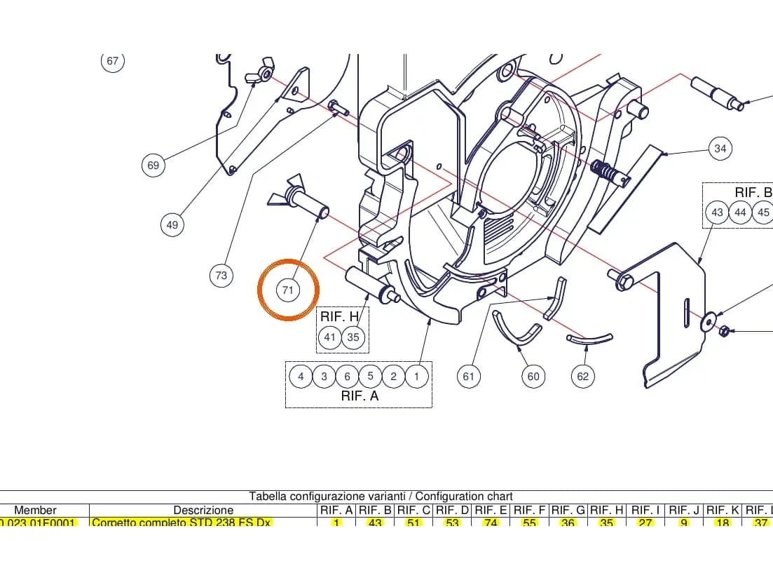 Болт 10х30 UNI 5449