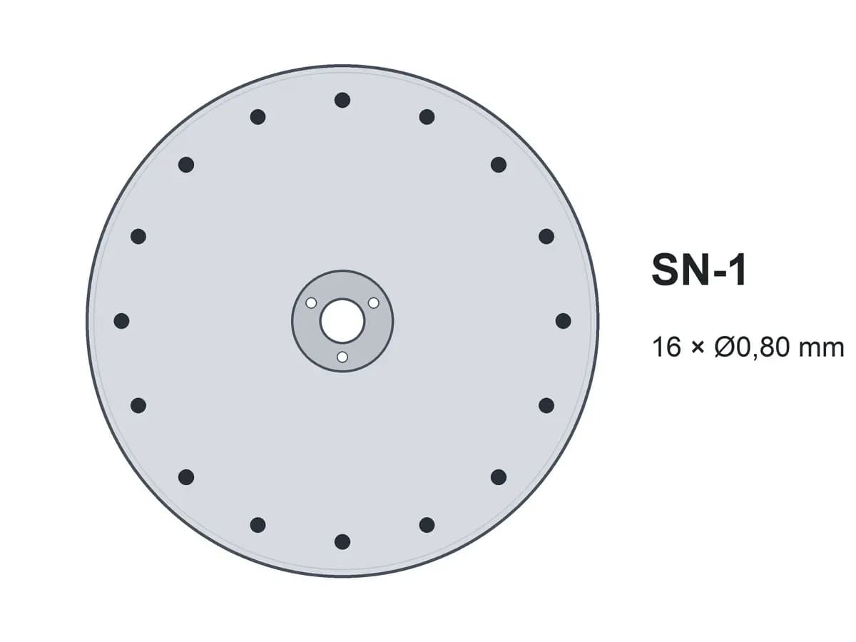 Диск однострічковий SN-1 16х0,80 без шипів