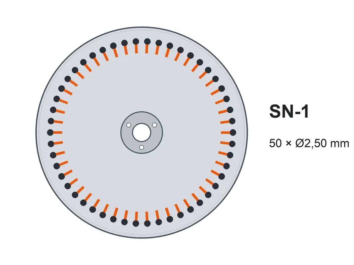 Диск однострічковий SN-1 50x2,50 з шипами