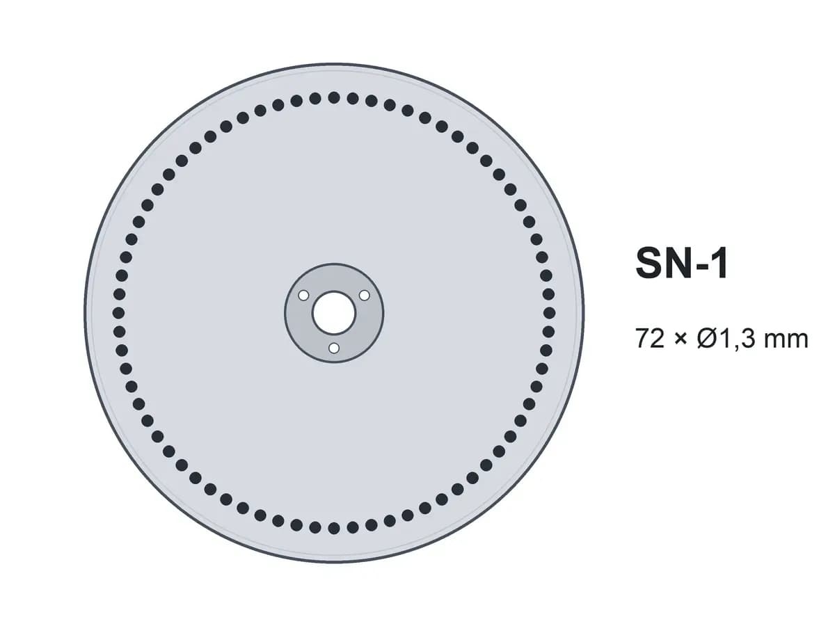 Диск однострічковий SN-1 72х1,3 без шипів