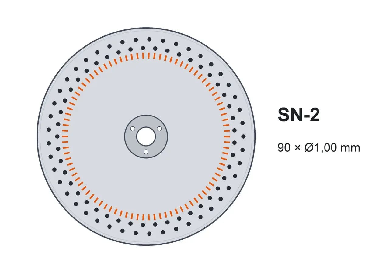 Диск двухстрочный SN-2 90х1.00 с ворошителями