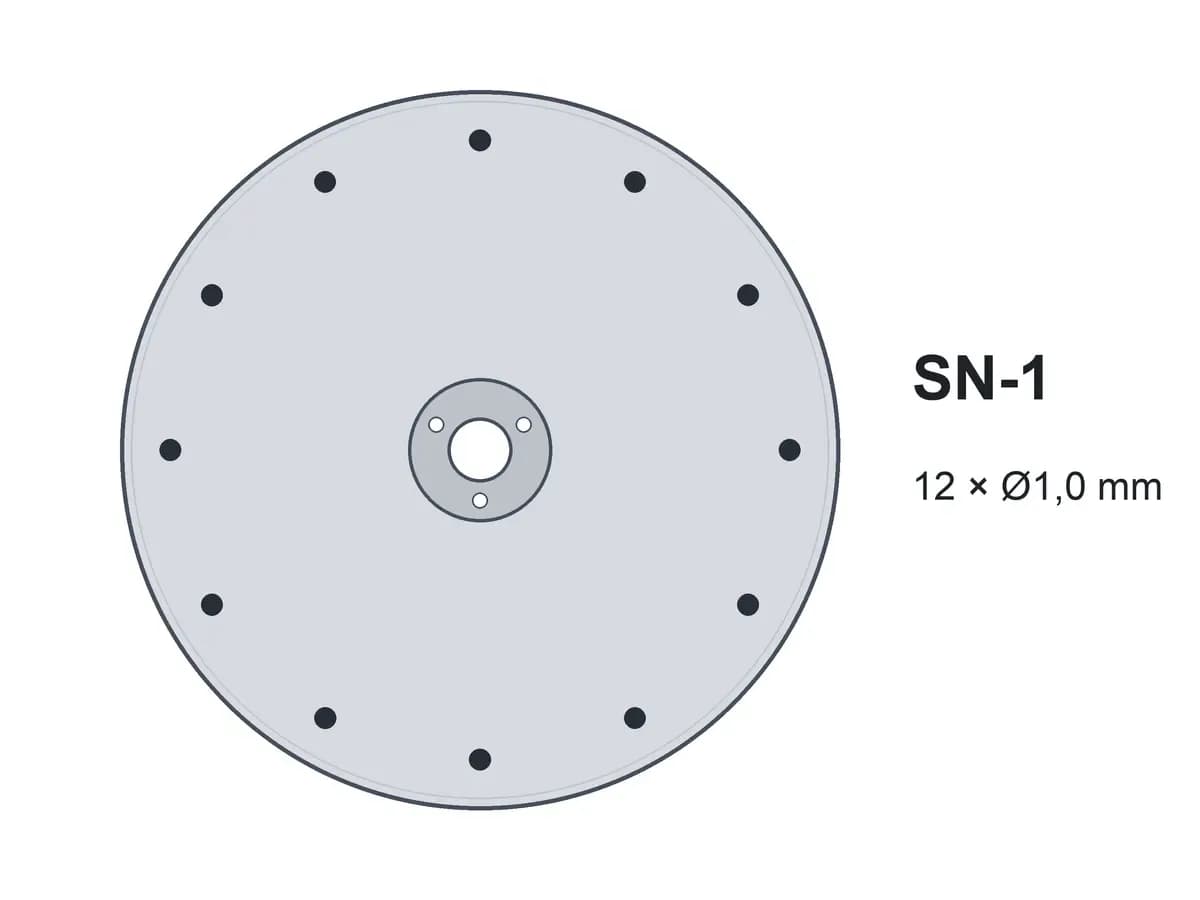 Диск однострічковий SN-1 12х1,0 без шипів
