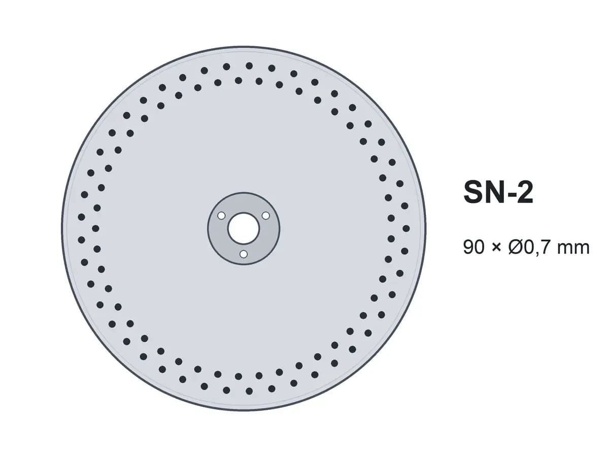 Диск двухстрочный SN-2 90x0,7 без ворошителей