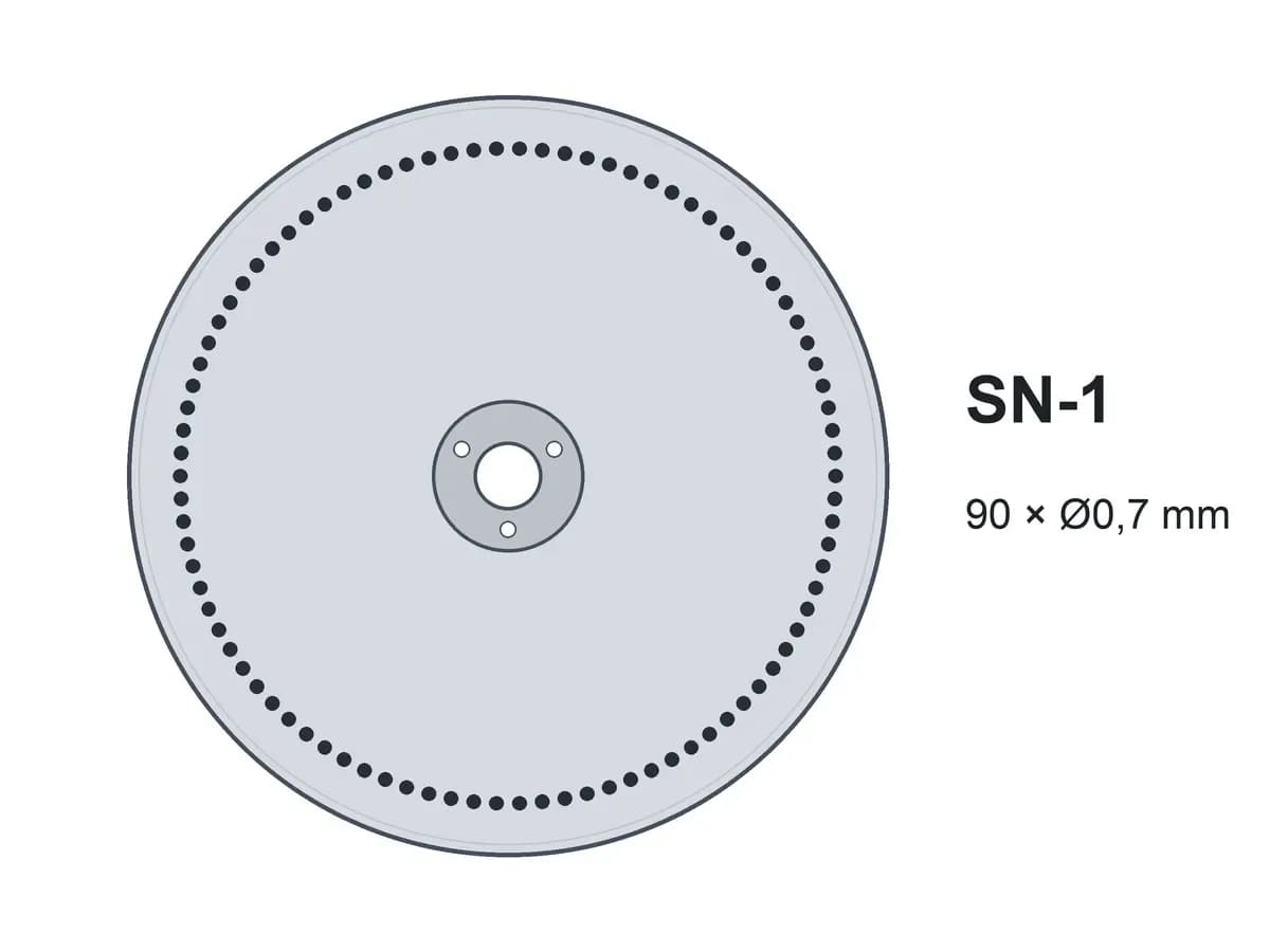 Диск однострічковий SN-1 90х0,7 без шипів