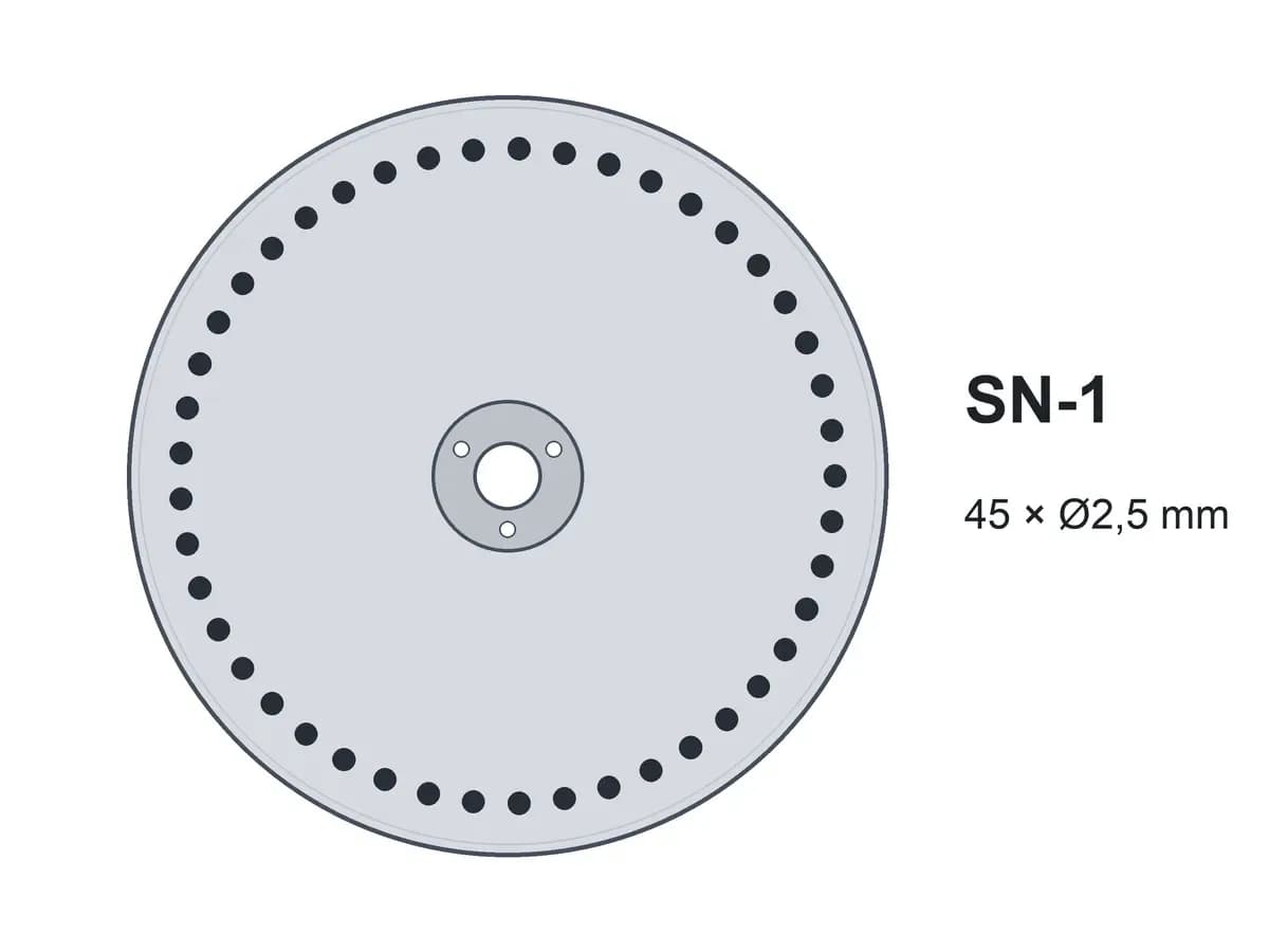 Диск однострічковий SN-1 45х2,5 без шипів