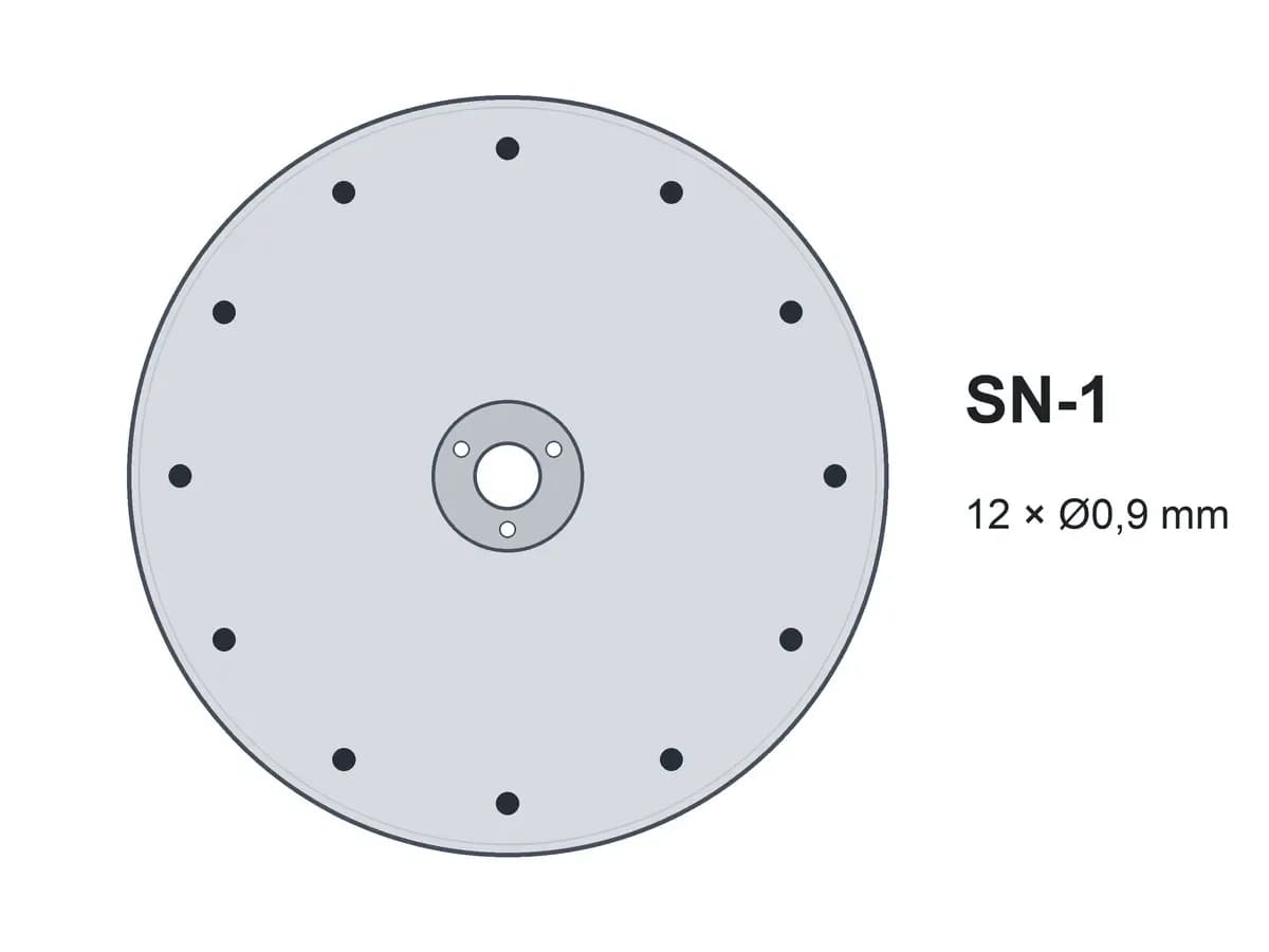 Диск однострічковий SN-1 12х0,9 без шипів