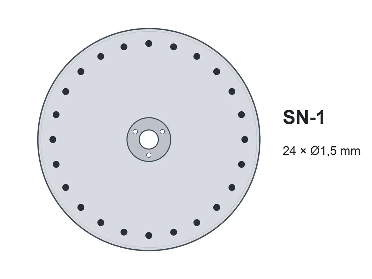 Диск однострічковий SN-1 24х1.5 без шипів