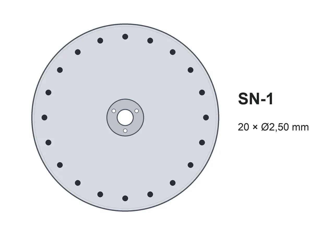 Диск однострічковий SN-1 20х2,50 без шипів