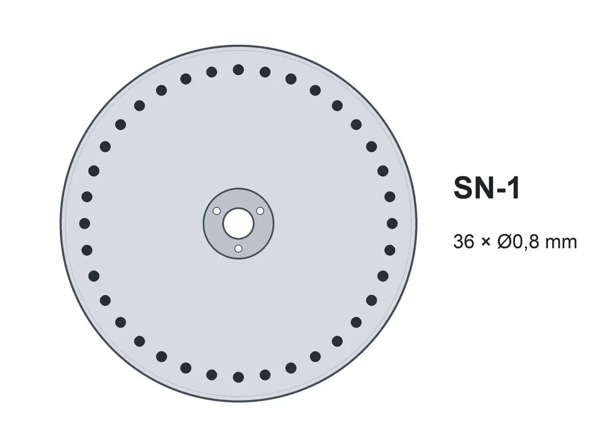 Диск однострічковий SN-1 36х0,8 без шипів