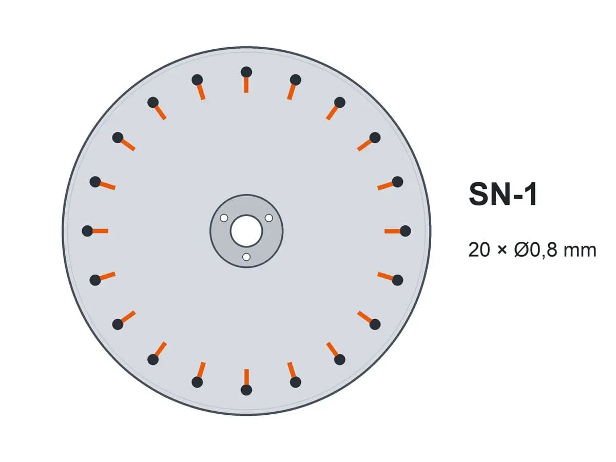 Диск однострочный SN-1 20x0,8 с ворошителями