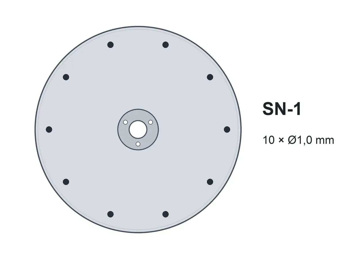 Диск однострочный SN-1 10х1.0 без ворошителей