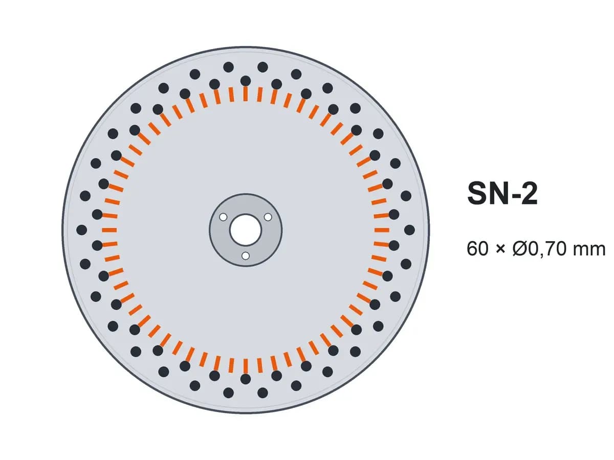 Диск двухстрочный SN-2 60х0.70 с ворошителями
