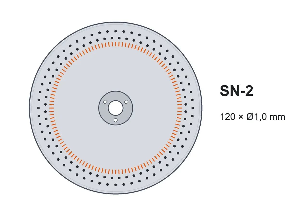 Диск двострічковий SN-2 120х1,0 з шипами