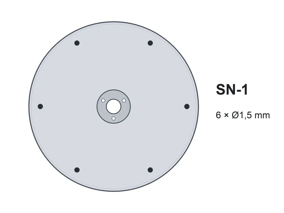Диск однострічковий SN-1 6х1,5 без шипів