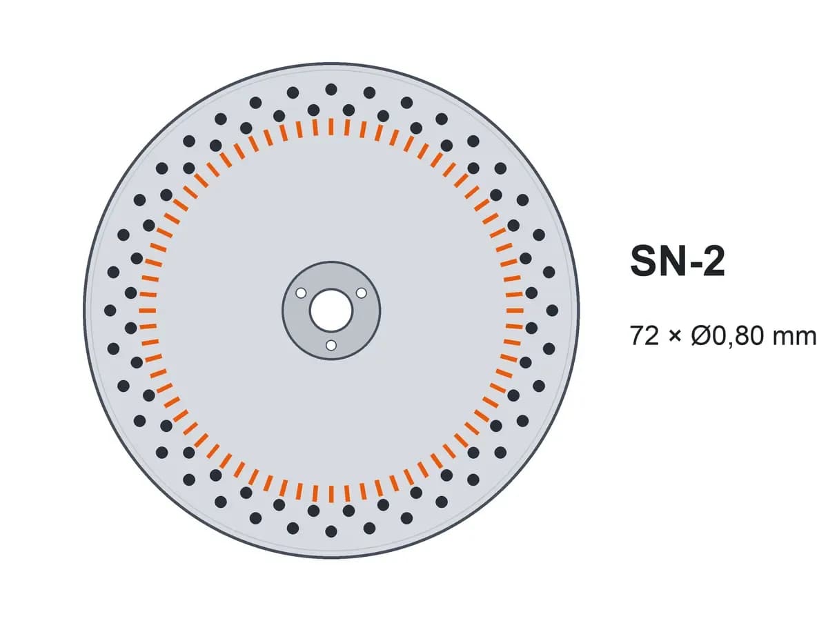 Диск двострічковий SN-2 72х0.80 з шипами