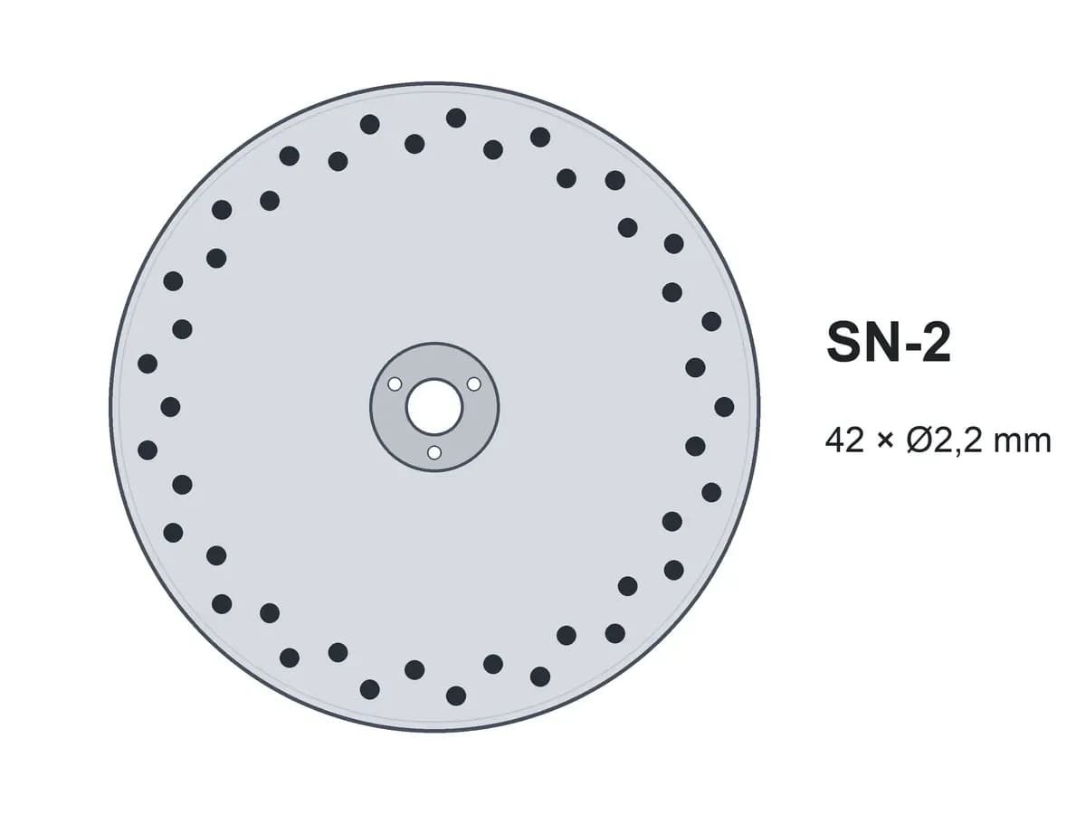 Диск двострічковий SN-2 42х2,2 без шипів