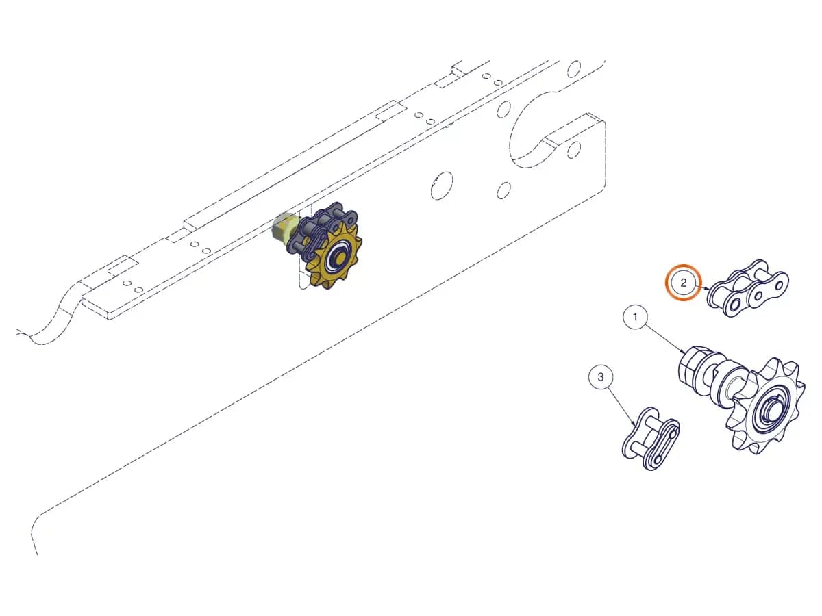Цепь 1/2x5/16''