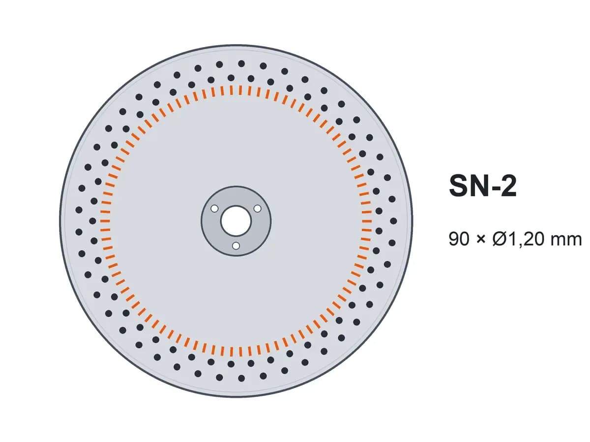 Диск двухстрочный SN-2 90х1.20 с ворошителями