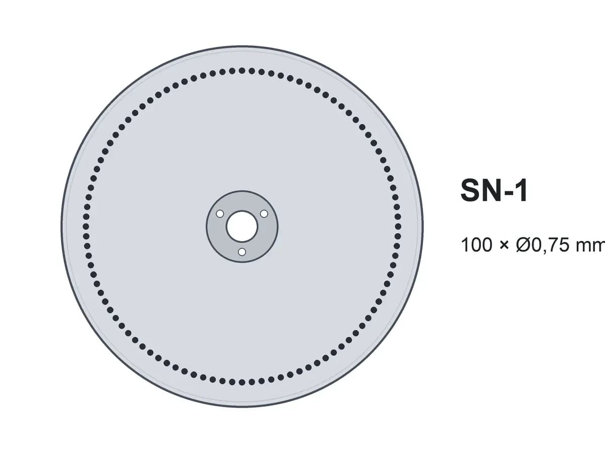 Диск однострічковий SN-1 100х0,75 без шипів