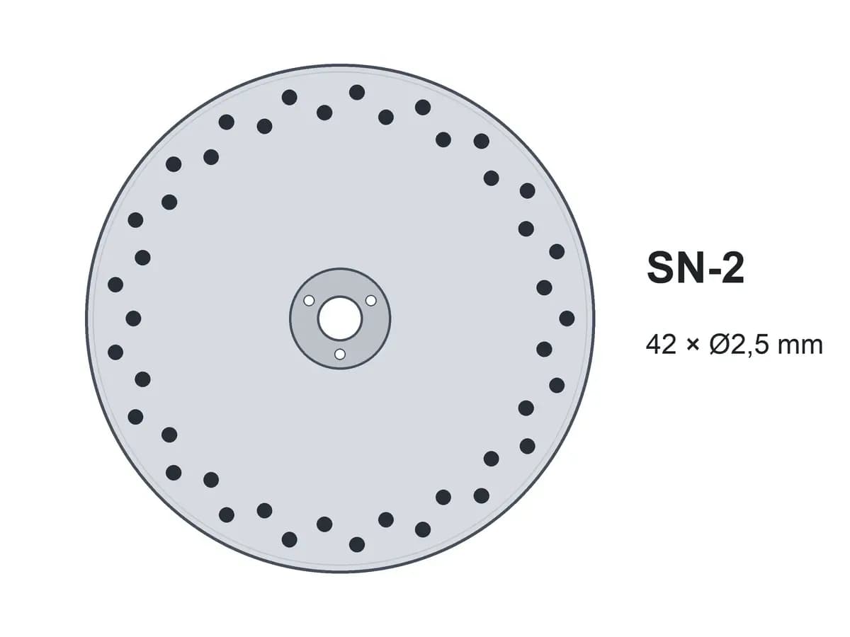 Диск двострічковий SN-2 42x2,5 без шипів