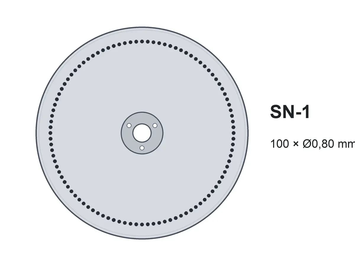 Диск однострочный SN-1 100x0,80 без ворошителей