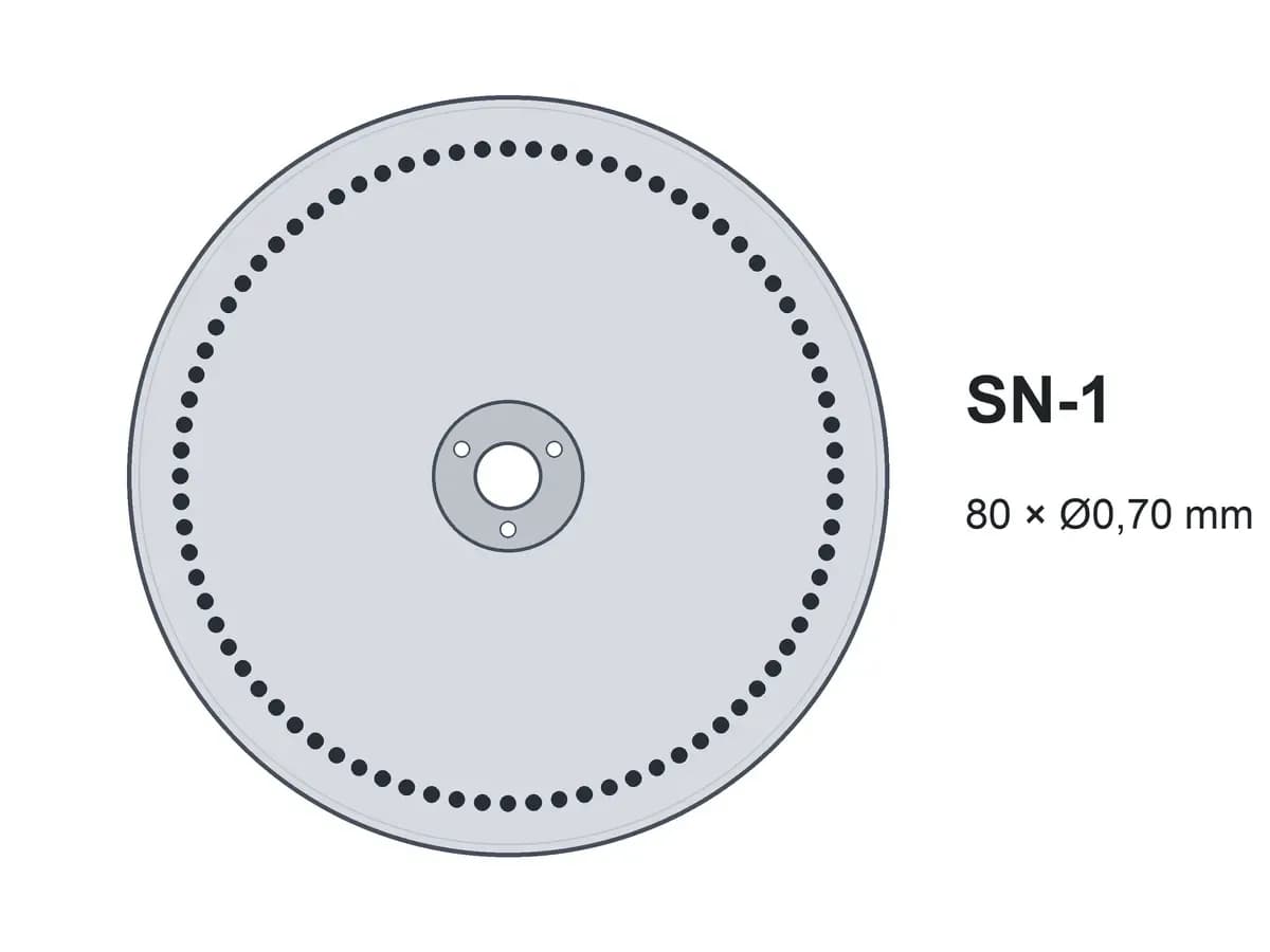 Диск однострічковий SN-1 80x0,70 без шипів