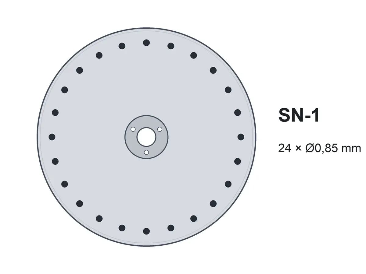 Диск однострічковий SN-1 24х0,85 S без шипів