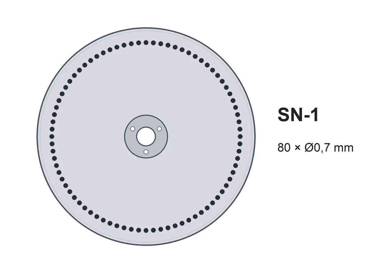 Диск однострічковий SN-1 80х0,7 без шипів