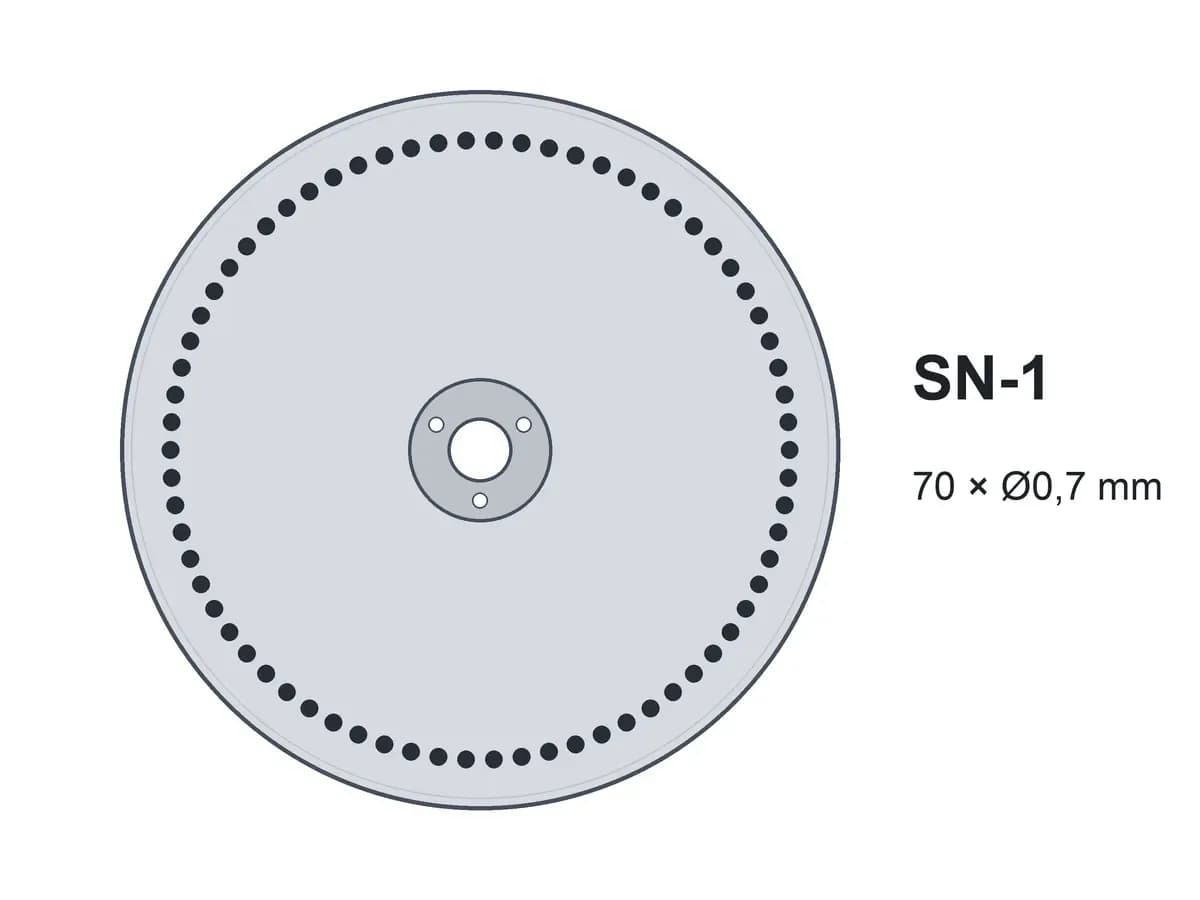 Диск однострічковий SN-1 70х0,7 без шипів