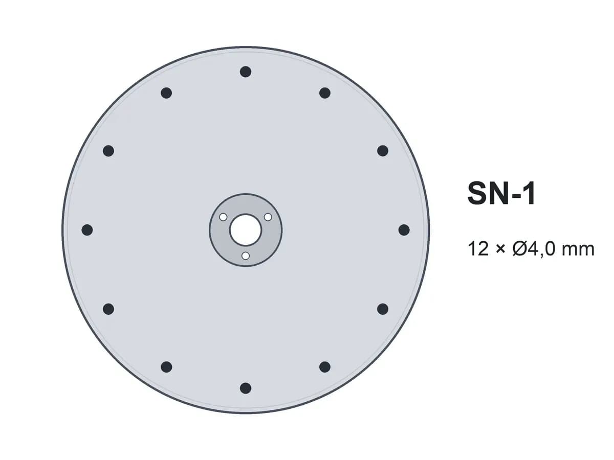Диск однострочный SN-1 12х4.0 без ворошителей