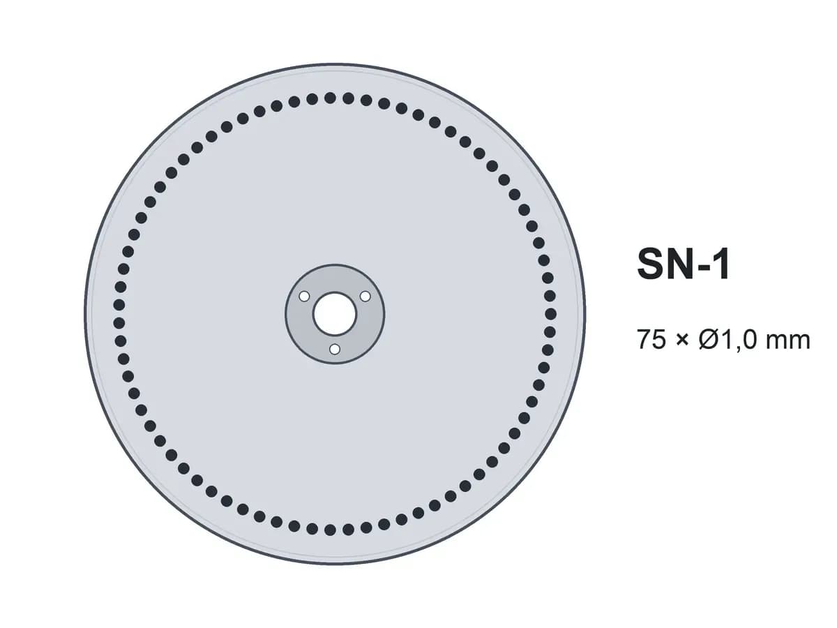 Диск однострочный SN-1 75x1,0 без ворошителей